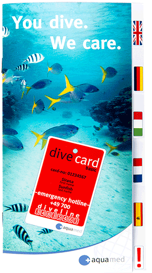 aquamed Dive Card - Tauchversicherung