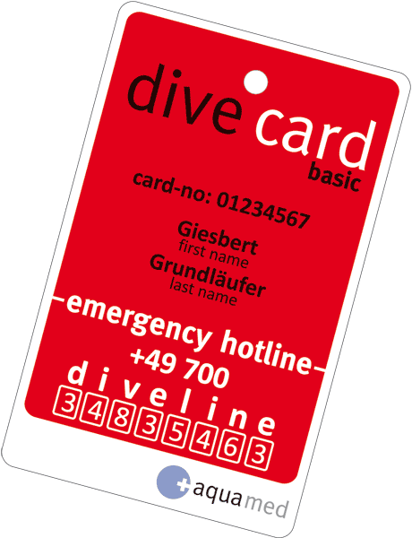 aquamed dive card basic